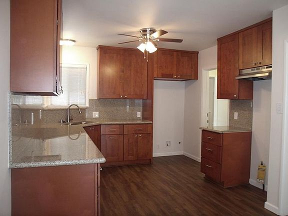 New cherry cabinets and granite counters