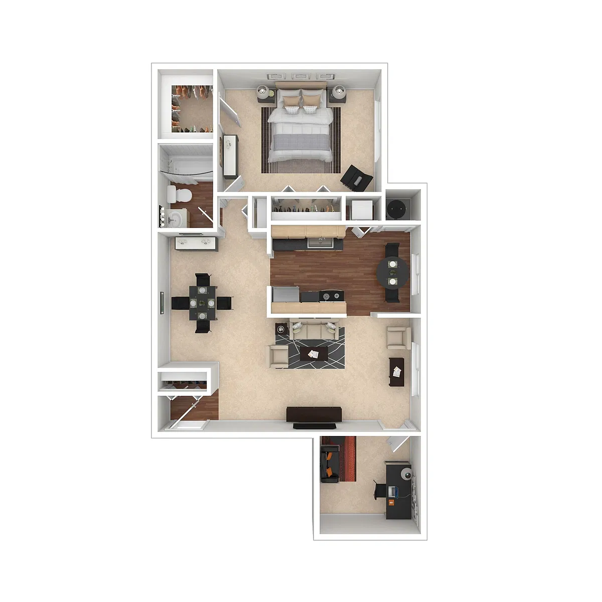 Floor plan 1B