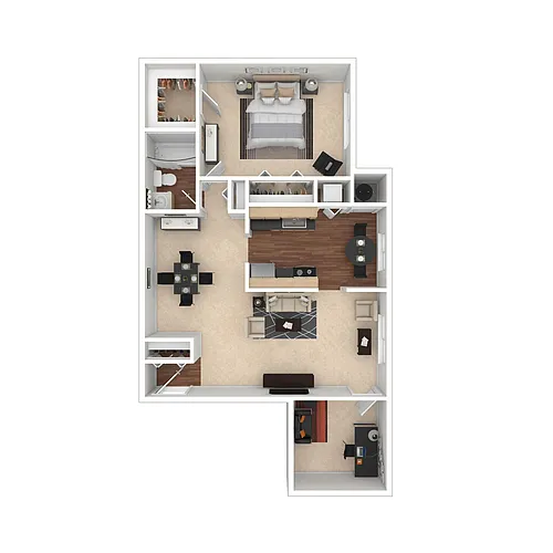 Floor plan 1B