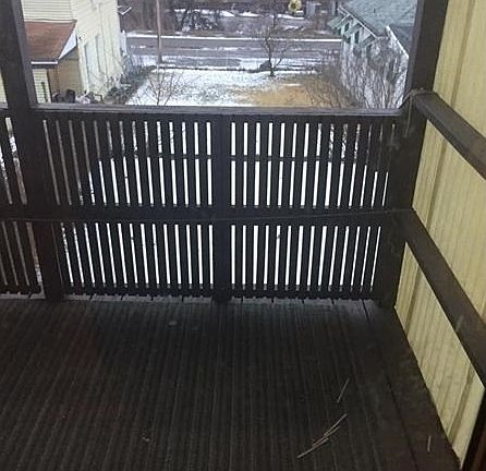 back porch, enclosed