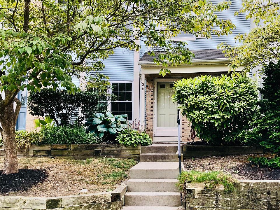 Front - surrounded by trees, bushes and flowers, total privacy