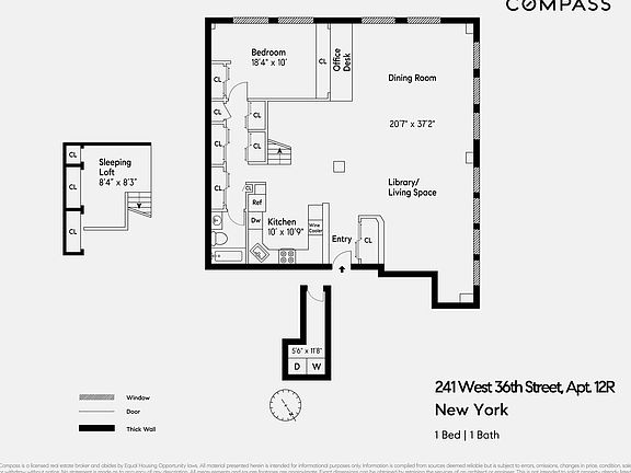 2nd image of 241 W 36th St APT 12R