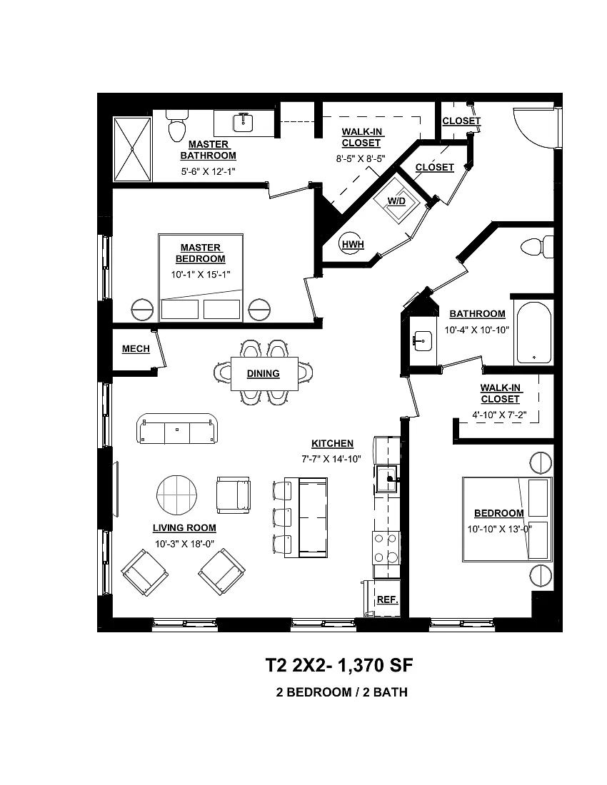 Floor plan T2