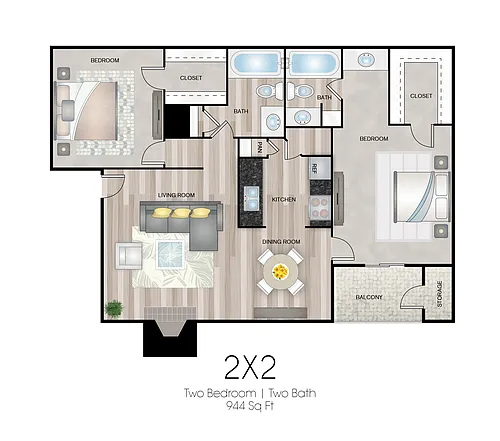 Floor plan 2-2B-Rockmoor 3Bldg