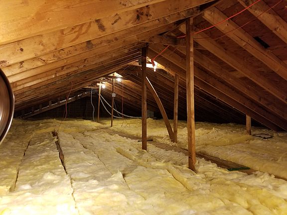 Well insulated attic saves $