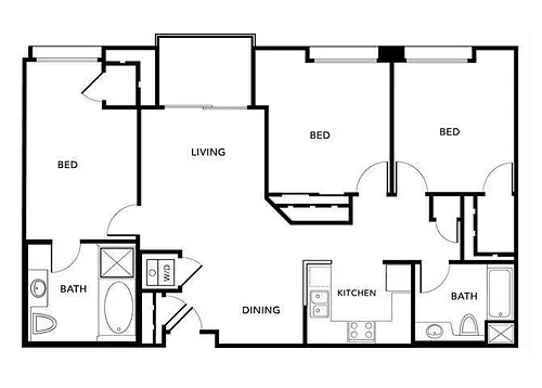 Floor plan Plan C (Milano)