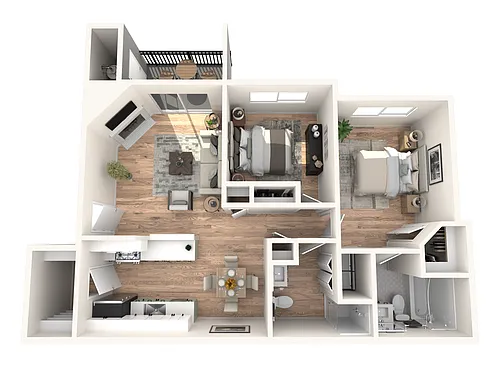 Floor plan 2X2