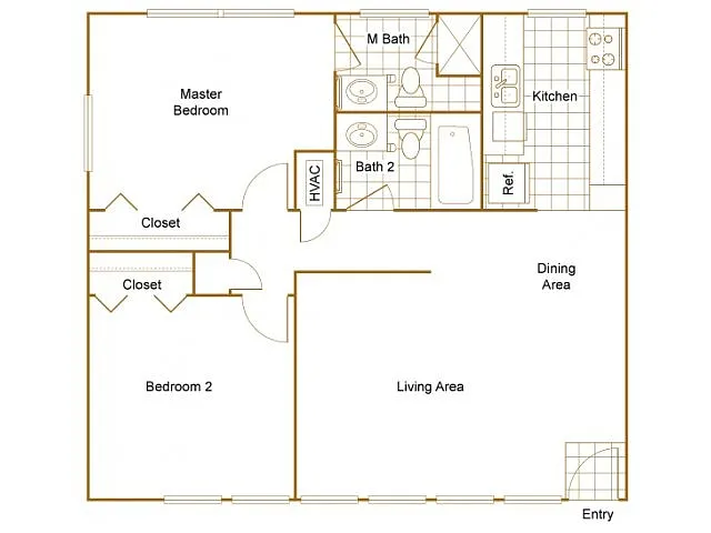 Floor plan 2X2