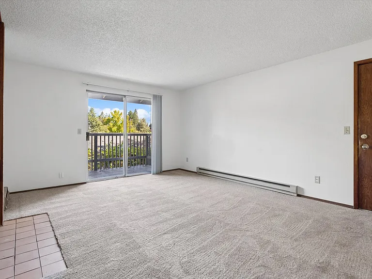 View of living room from hall