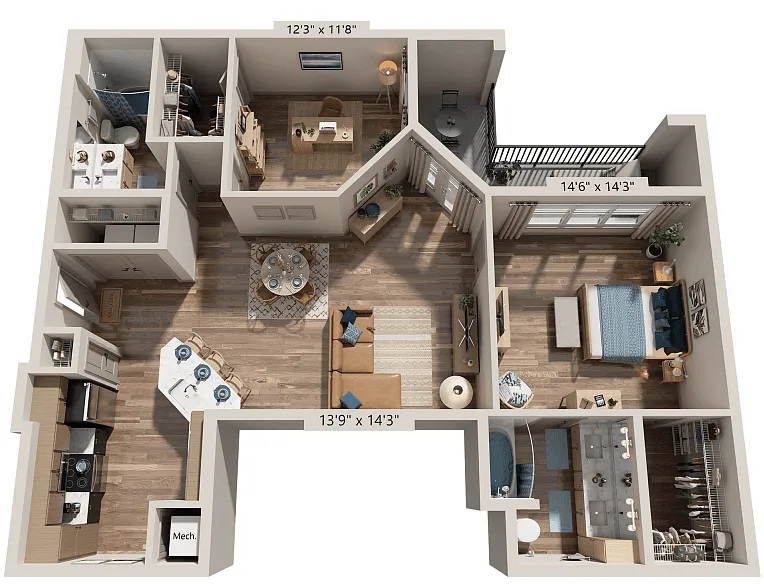 Floor plan Roanoke