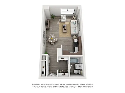 Floor plan Studio