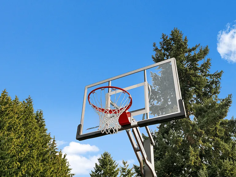 Shoot hoops and stay active at the community basketball court.
