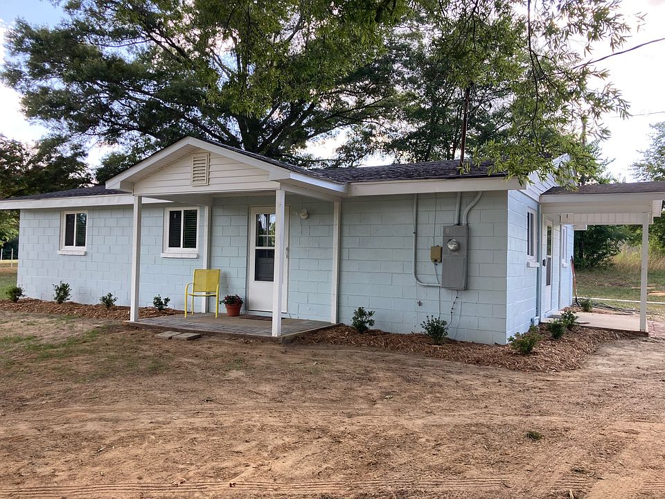 New grass is added after this photo of the outside.