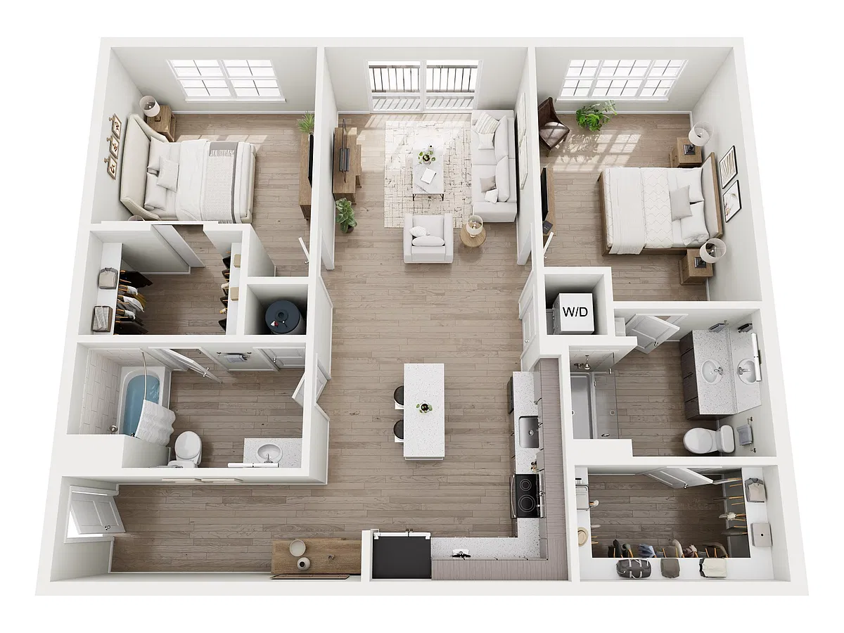 Floor plan 2Bb
