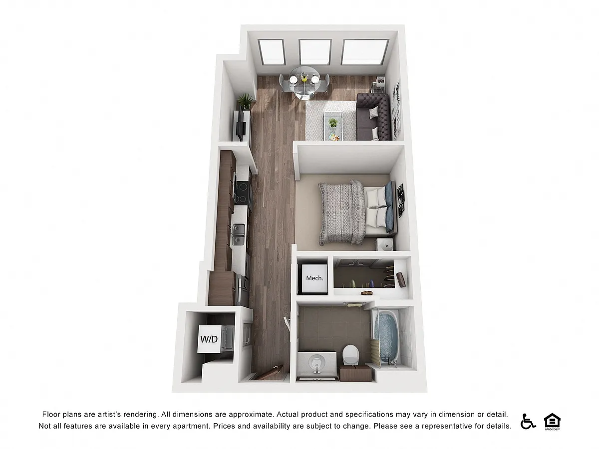 Floor plan 1A Affordable