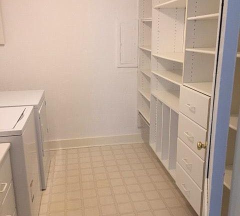 Laundry and storage