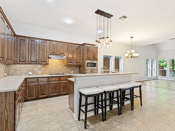 Kitchen open to Living Room