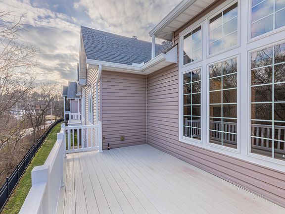 Private deck off breakfast room and kitchen