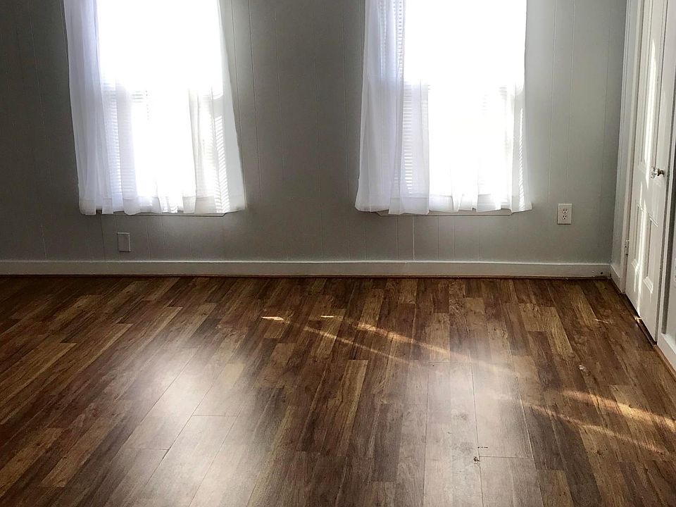 Master bedroom, with two large windows facing south