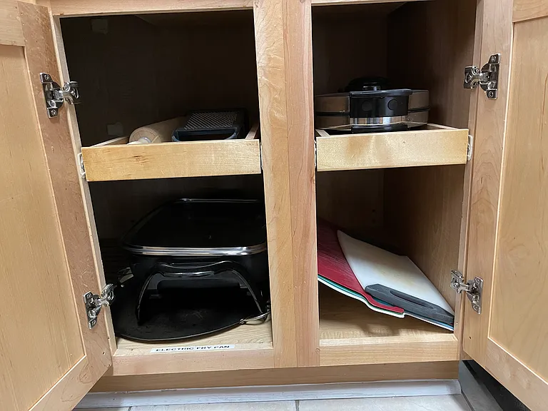 Electric Covered Grill, Waffle Maker, Rolling Pin, Grater, Cutting Boards