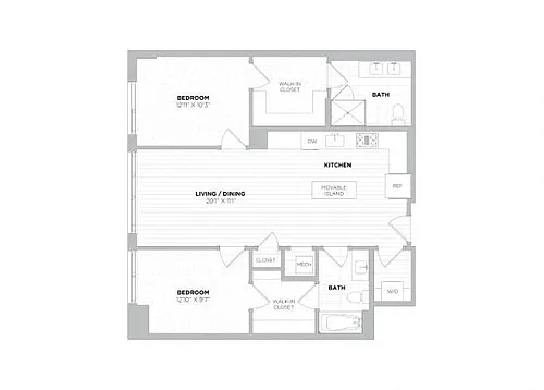 Floor plan Dylan 2F