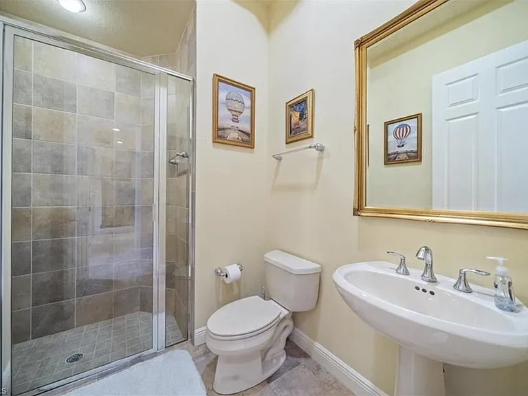 First guest bathroom