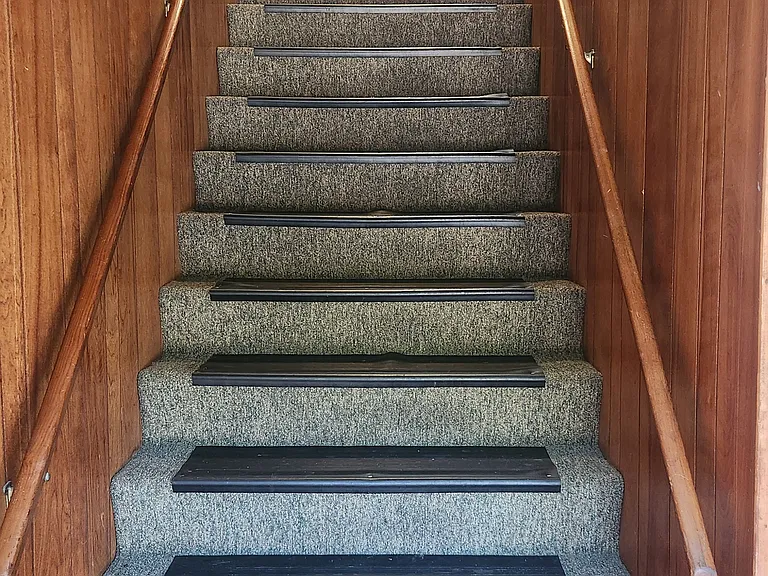 Interior stairs to apartments