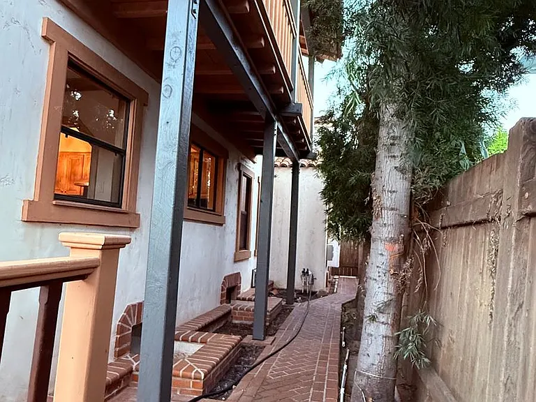 side of house