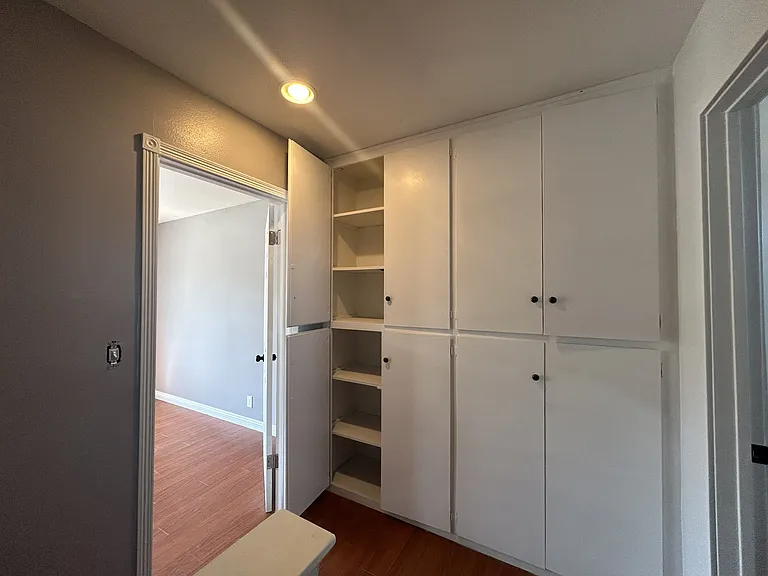 Upstairs hallway closet