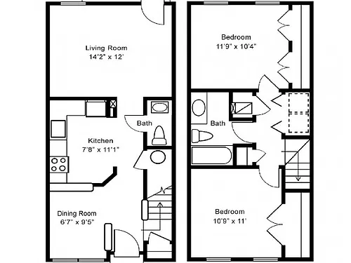 Floor plan The Calvert