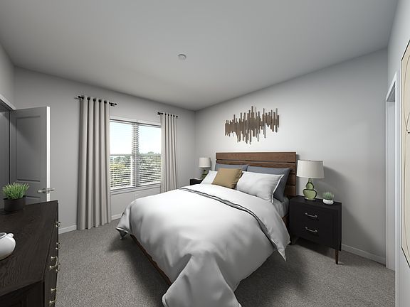 Primary bedroom of the Ellis