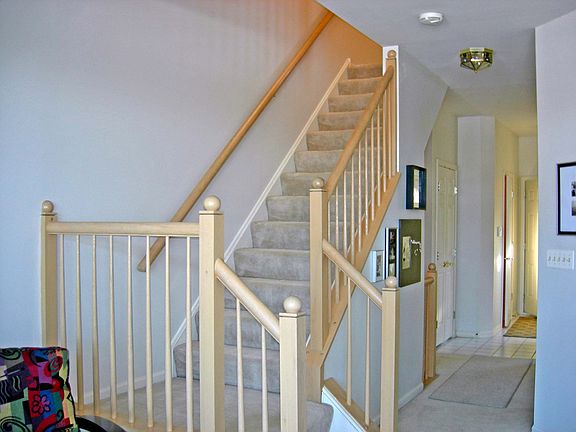 prior to paint and carpet