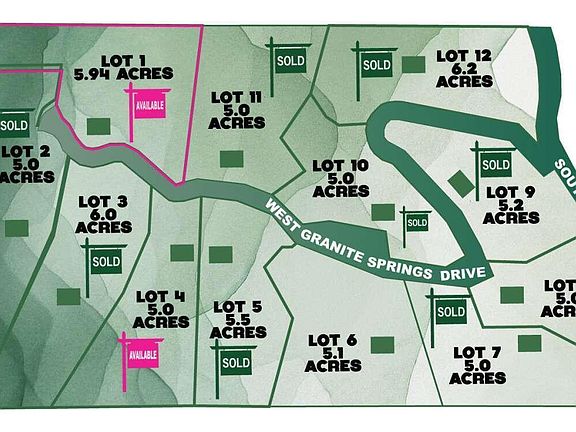 3rd image of 173XXLOT1 W Granite Springs Dr