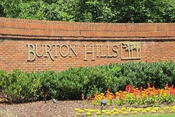 Entrance to Burton Hills