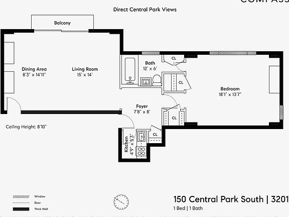 2nd image of 150 Central Park S #3201