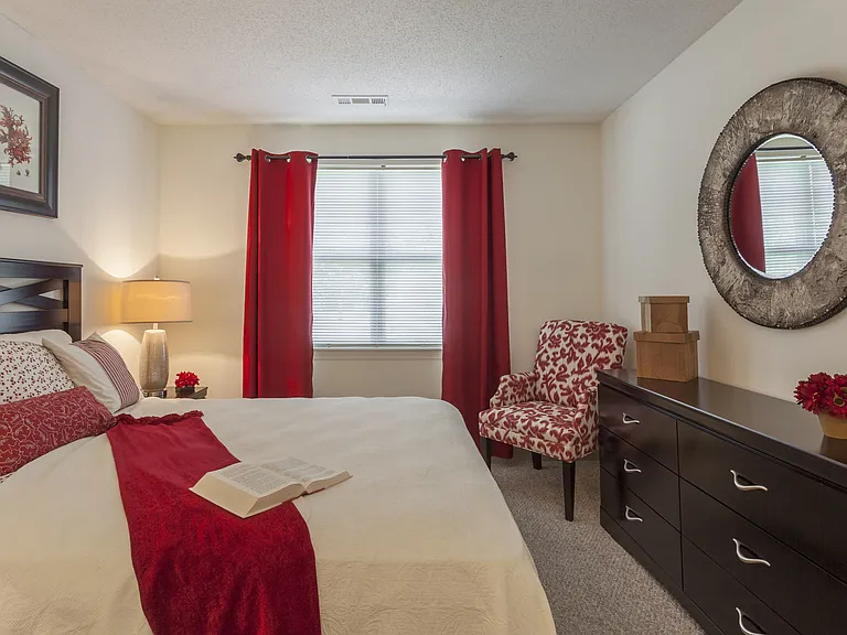 Bedrooms with Large Windows and Cozy Wall-to-Wall Carpeting