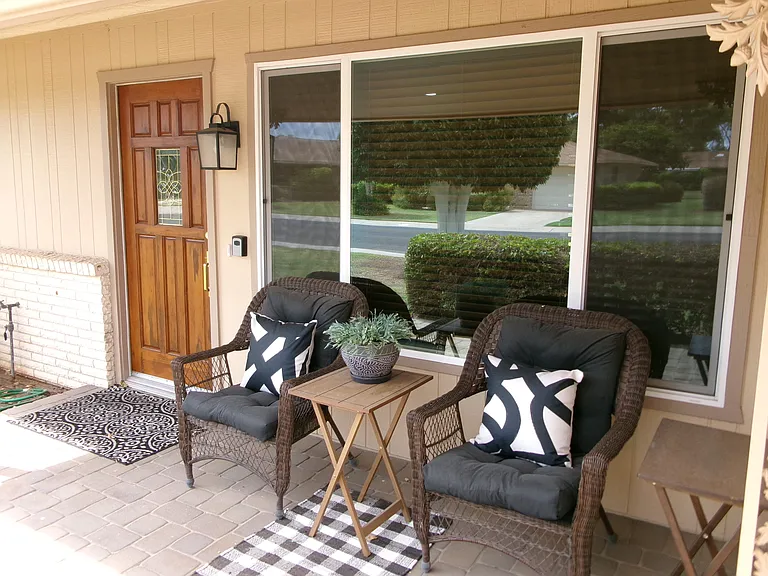 Front covered porch