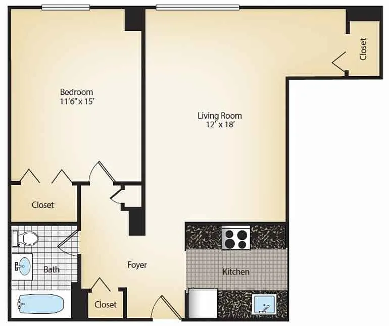 Floor plan Benson
