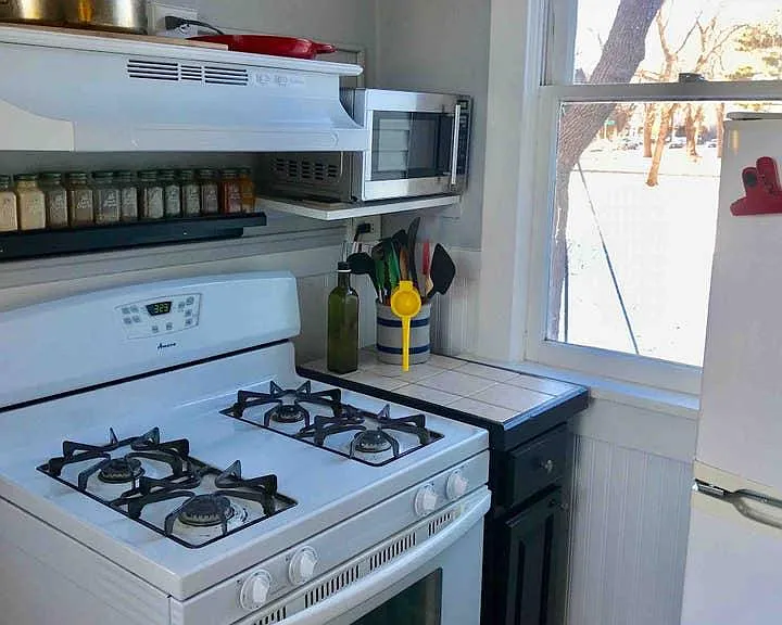 Microwave included with house
