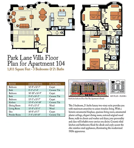 Floor plan 3 Bed Standard