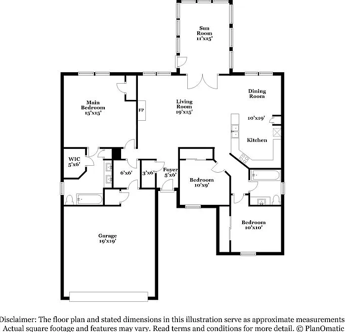 3 bed, 2.0 bath, 1595 sqft, $1,665 — Photo 2