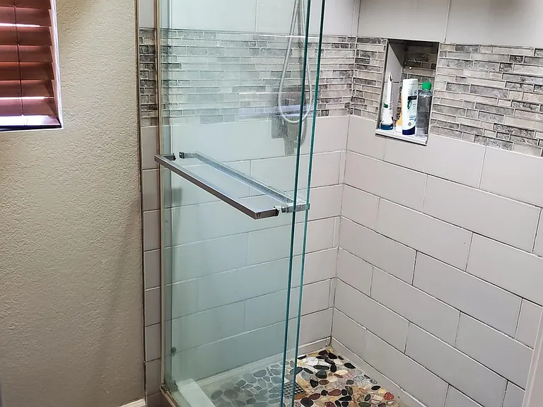 Master Bathroom -- with Bluetooth music system.