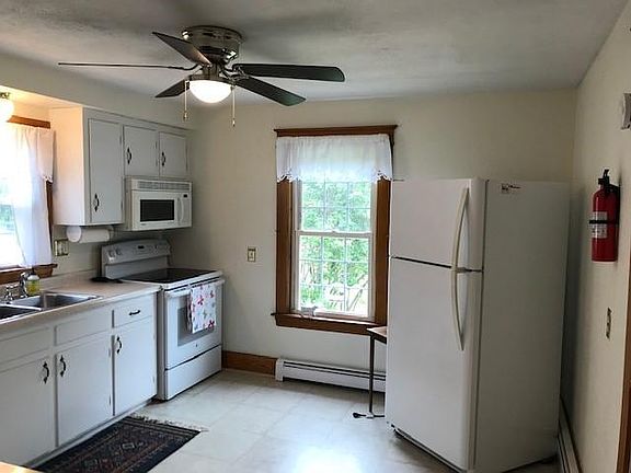 Freshly painted sunny kitchen, fully stocked