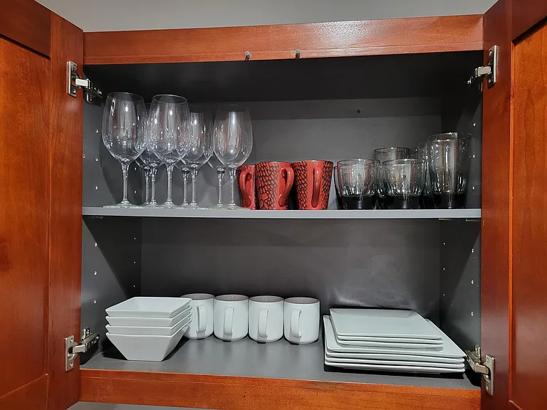 Brand new dishes, glassware and coffee mugs