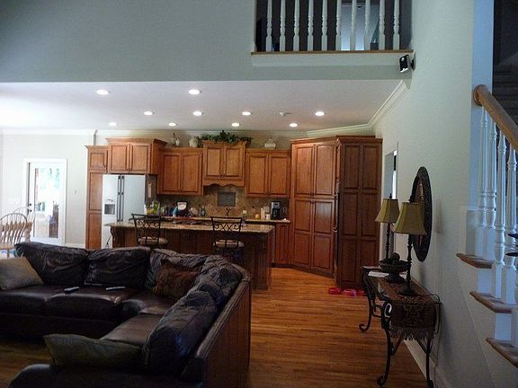 great room w/ view of kitchen