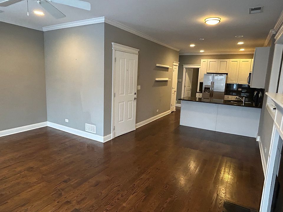 Living area and kitchen area