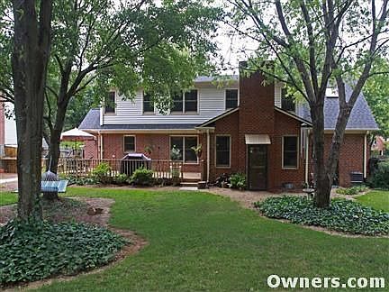 Beautiful shaded backyard