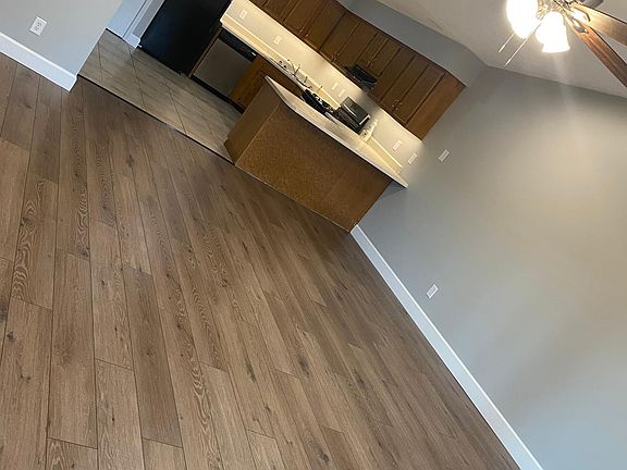 Living Room with vaulted ceilings