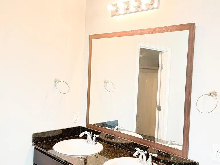 Master bathroom vanity