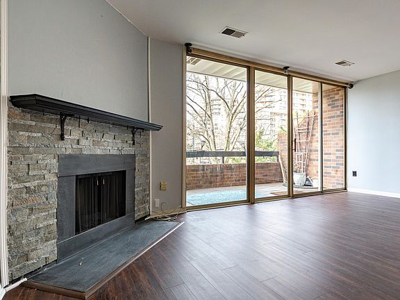 Beautiful Wood Burning Fireplace